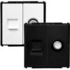Module Prise RJ45 Internet + Satellite Modern Noir