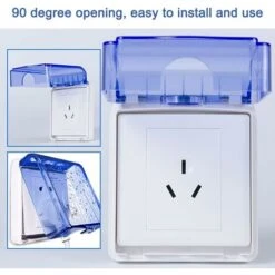 Interrupteur Prise Boîtier étanche, Boîtier étanche Pour Interrupteur Mural 86 Boîtier De Prise étanche, Convient Pour Les Prises De Salle De Bain Accessoire De Salle De Bain Et De Cuisine 95X95X40mm— 7 Interrupteur Prise Boîtier étanche, Boîtier étanche Pour Interrupteur Mural 86 Boîtier De Prise étanche, Convient Pour Les Prises De Salle De Bain Accessoire De Salle De Bain Et De Cuisine 95X95X40mm— -Legrand || Schneider® Soldes Boutique 60019259 3