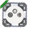Legrand - Prise TV-R-SAT 1 Câble Dooxie Finition Blanc - Réf : 600353
