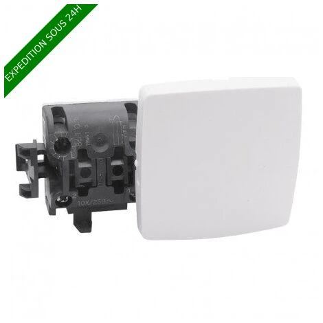 Legrand Otéo - Interrupteur Va-et-vient Appareillage Saillie Composable - Blanc 1 Legrand Otéo - Interrupteur Va-et-vient Appareillage Saillie Composable - Blanc