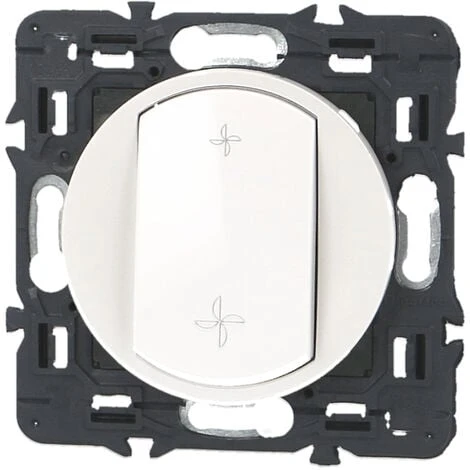Interrupteur De VMC Blanc Legrand Céliane™ 1 Interrupteur De VMC Blanc Legrand Céliane™