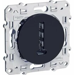 SCHNEIDER ELECTRIC - ODACE, CONJONCTEUR EN T ANTHRACITE, 8 CONTACTS, À VIS - S540496