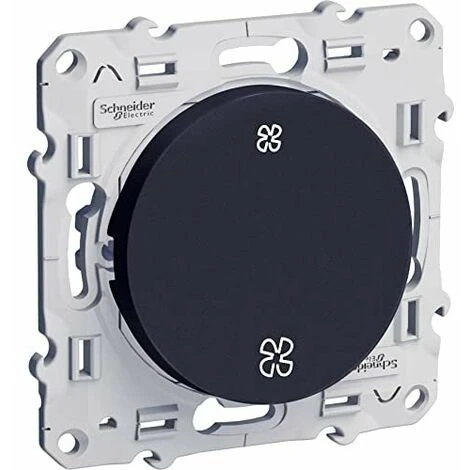 SCHNEIDER ELECTRIC - ODACE, INTERRUPTEUR VMC ANTHRACITE, SANS POSITION ARRÊT, À VIS - S540233 1 SCHNEIDER ELECTRIC - ODACE, INTERRUPTEUR VMC ANTHRACITE, SANS POSITION ARRÊT, À VIS - S540233