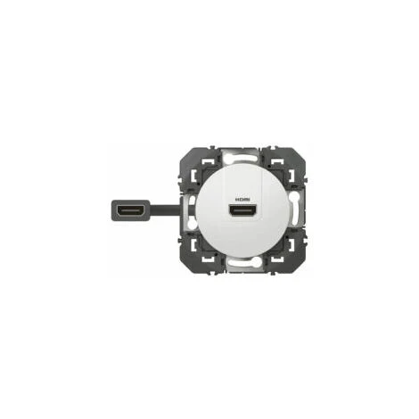 Prise HDMI 2.0 Pré-connectorisée Dooxie - Blanc - 600385 - Legrand 2 Prise HDMI 2.0 Pré-connectorisée Dooxie - Blanc - 600385 - Legrand – Image 2