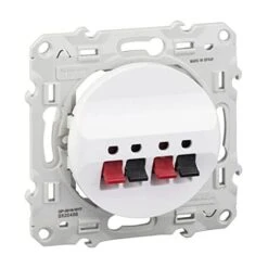 Schneider® SCHNEIDER ODACE PRISE HAUT-PARLEUR BLANC - S520488