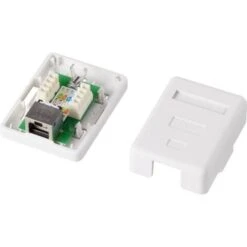 Prise Réseau Montage Apparent (en Saillie) CAT 6 1 Port Renkforce KSV-ND10 Blanc 6 Prise Réseau Montage Apparent (en Saillie) CAT 6 1 Port Renkforce KSV-ND10 Blanc -Legrand || Schneider® Soldes Boutique 6186871 3