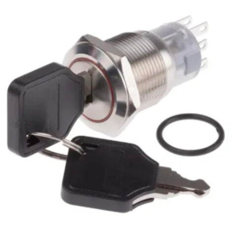 Interrupteur à Clé RS PRO - 3 Positions - Bipolaire à Deux Directions 1 Interrupteur à Clé RS PRO - 3 Positions - Bipolaire à Deux Directions