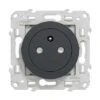 Schneider® SCHNEIDER ODACE PRISE DE COURANT 2P+T AFFLEURANTE ANTHRACITE - S540052