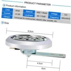 Premier® Haut-parleur De Klaxon électrique De Moto Universel Super Fort De Φ85mm 12V 110db -Legrand || Schneider® Soldes Boutique 63765508 3