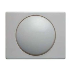 BERKER 11350069 ZENTRALSTÜCK MIT REGULIERKNOPF FÜR DREHDIMMER BERKER ARSYS POLARWEIß, GLÄNZEND