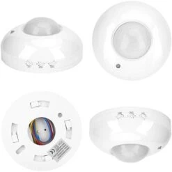 D��tecteur De Mouvement, Capteur D��tecteur De Mouvement Infrarouge Interrupteur Infrarouge R��glable Pour Montage Au Plafond, Couloir, Garage, Patio, Toilette. -Legrand || Schneider® Soldes Boutique 65757563 5