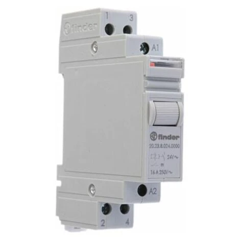 Finder 20 Relais De Puissance 1 NF, 1 NO, Bobine 24V C.a. Rail DIN 6.5W ( Prix Pour 1 ) 1 Finder 20 Relais De Puissance 1 NF, 1 NO, Bobine 24V C.a. Rail DIN 6.5W ( Prix Pour 1 )