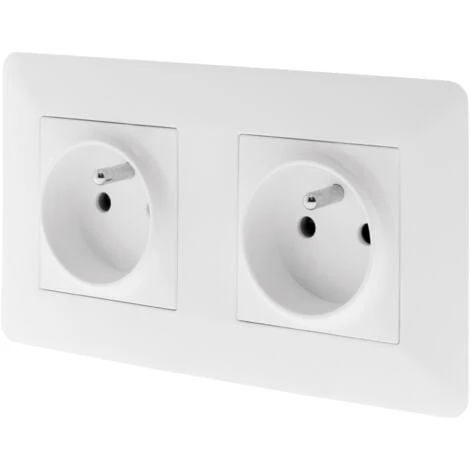 Double Prise 2P+T 16A Précâblée Blanc - Artezo 4 Double Prise 2P+T 16A Précâblée Blanc - Artezo – Image 4