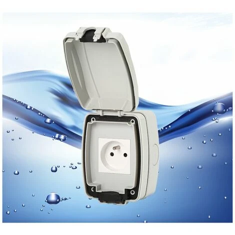 KAEJYIUT-Prise Exterieure Etanche Ip66, Prise Murale Anti Poussière, Prises Electriques Murales Jardin Pour Intérieur Et Extérieur (Single Prise) 1 KAEJYIUT-Prise Exterieure Etanche Ip66, Prise Murale Anti Poussière, Prises Electriques Murales Jardin Pour Intérieur Et Extérieur (Single Prise)