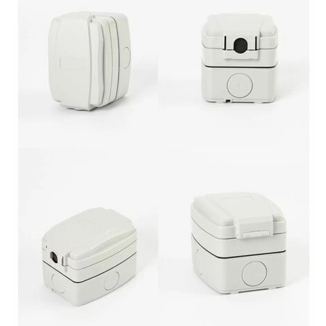 KAEJYIUT-Prise Exterieure Etanche Ip66, Prise Murale Anti Poussière, Prises Electriques Murales Jardin Pour Intérieur Et Extérieur (Single Prise) 3 KAEJYIUT-Prise Exterieure Etanche Ip66, Prise Murale Anti Poussière, Prises Electriques Murales Jardin Pour Intérieur Et Extérieur (Single Prise) – Image 3