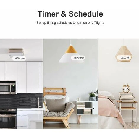 Interrupteur Mural Intelligent,Sonoff Interrupteur Connecté WiFi Sans Fil,Compatible Avec Alexa,Google Home Et IFTTT,Interrupteur Tactile Avec Contrôle à Distance Et Fonction De Temps(1 Gang) 3 Interrupteur Mural Intelligent,Sonoff Interrupteur Connecté WiFi Sans Fil,Compatible Avec Alexa,Google Home Et IFTTT,Interrupteur Tactile Avec Contrôle à Distance Et Fonction De Temps(1 Gang) – Image 3