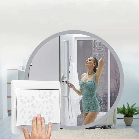 Interrupteur Sans Fil Autoalimenté, Sans Pile, Télécommande Sans Fil Pour Les Lumières Et Appareils électriques, étanche Et Sûr, Pouvant être Installé Directement Dans Une Salle De Bain, Etc. (1 To 1) 2 Interrupteur Sans Fil Autoalimenté, Sans Pile, Télécommande Sans Fil Pour Les Lumières Et Appareils électriques, étanche Et Sûr, Pouvant être Installé Directement Dans Une Salle De Bain, Etc. (1 To 1) – Image 2