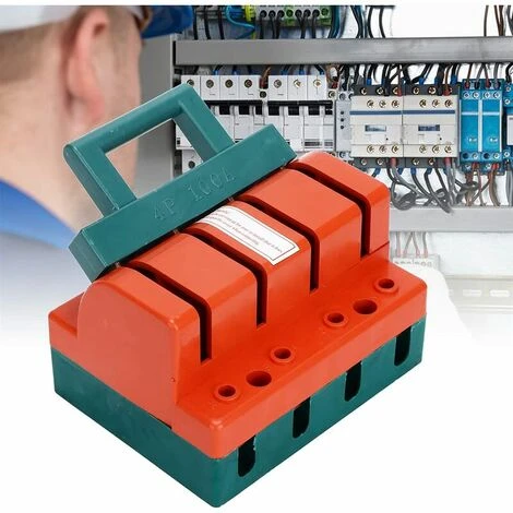 Ensoleillé Interrupteur De Sécurité à Couteau à Jet Unique 4P Connexion De Borne Interrupteur à Couteau De Déconnexion 100A AC380V Pour Interrupteurs D'alimentation 3 Ensoleillé Interrupteur De Sécurité à Couteau à Jet Unique 4P Connexion De Borne Interrupteur à Couteau De Déconnexion 100A AC380V Pour Interrupteurs D'alimentation – Image 3