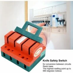 Ensoleillé Interrupteur De Sécurité à Couteau à Jet Unique 4P Connexion De Borne Interrupteur à Couteau De Déconnexion 100A AC380V Pour Interrupteurs D'alimentation 9 Ensoleillé Interrupteur De Sécurité à Couteau à Jet Unique 4P Connexion De Borne Interrupteur à Couteau De Déconnexion 100A AC380V Pour Interrupteurs D'alimentation -Legrand || Schneider® Soldes Boutique 67512213 5