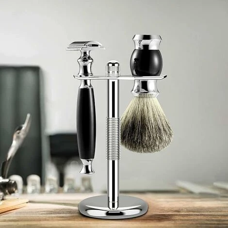 LTS FAFA Porte-rasoir Porte-blaireau Portable Et Rasoir Porte-blaireau Porte-blaireau En Métal 4 LTS FAFA Porte-rasoir Porte-blaireau Portable Et Rasoir Porte-blaireau Porte-blaireau En Métal – Image 4