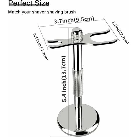LTS FAFA Porte-rasoir Porte-blaireau Portable Et Rasoir Porte-blaireau Porte-blaireau En Métal 5 LTS FAFA Porte-rasoir Porte-blaireau Portable Et Rasoir Porte-blaireau Porte-blaireau En Métal – Image 5