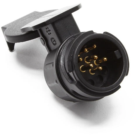 Adaptateur Prise Attelage Remorque 13 Vers 7 Pôles 12V 50A Pour Véhicules 2 Adaptateur Prise Attelage Remorque 13 Vers 7 Pôles 12V 50A Pour Véhicules – Image 2