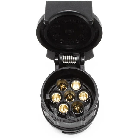 Adaptateur Prise Attelage Remorque 13 Vers 7 Pôles 12V 50A Pour Véhicules 5 Adaptateur Prise Attelage Remorque 13 Vers 7 Pôles 12V 50A Pour Véhicules – Image 5