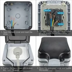 Prise Exterieure Etanche Ip66, Prise De Courant Complète, Prise Extérieure étanche, -Legrand || Schneider® Soldes Boutique 69362343 3