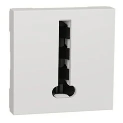 Schneider® SCHNEIDER UNICA PRISE TÉLÉPHONE EN T 8 CONTACTS MÉCANISME BLANC - NU349618