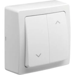 BLOK INTERRUPTEUR VOLET ROULANT BLANC