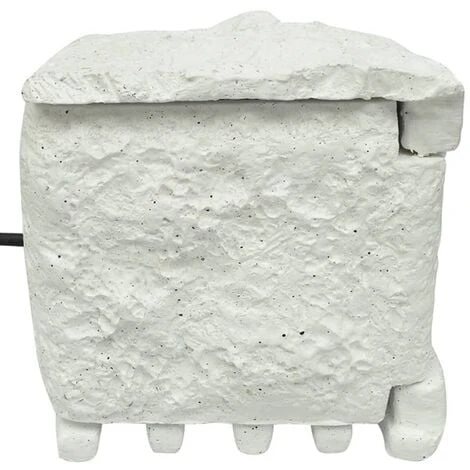 4 Prises De Jardin étanches Résine Blanc VidaXL 2 4 Prises De Jardin étanches Résine Blanc VidaXL – Image 2