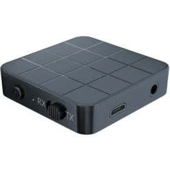 Récepteur Adaptateur Bluetooth 5.0 Monobloc, 2 En 1 Mini Adaptateur Bluetooth Portable 3,5 Mm Compatible HD Audio AUX Faible Latence Pour PC, TV, Smartphone, Tablette, Système Audio De Voiture BF