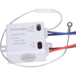 De La Mode On/Off Switch Tactile Capteur For 220 V Tungsten Lamp