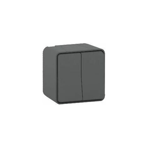Schneider Electric Interrupteur D'éclairage, Série MUR IP55 Gris Mureva Styl ( Prix Pour 1 ) 1 Schneider Electric Interrupteur D'éclairage, Série MUR IP55 Gris Mureva Styl ( Prix Pour 1 )