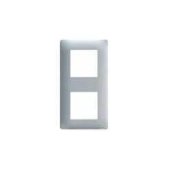 Plaque De Finition 2 Postes - Essensya - Titane - WE492 - Hager