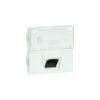 Prise RJ45 Catégorie 6A STP Inclinée à 45° De 2 Modules - Mosaic - Blanc - 076508 - Legrand