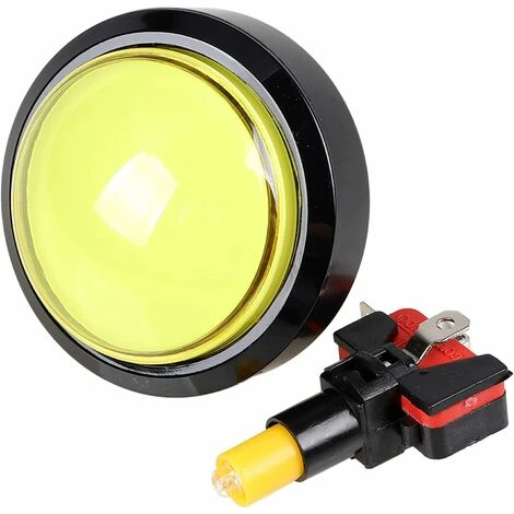 5x Nouveau 60mm En Forme De Dôme LED Boutons-poussoirs Lumineux Pour Jeux De Machine à Sous Arcade 2 5x Nouveau 60mm En Forme De Dôme LED Boutons-poussoirs Lumineux Pour Jeux De Machine à Sous Arcade – Image 2
