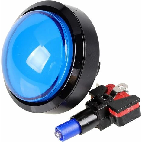 5x Nouveau 60mm En Forme De Dôme LED Boutons-poussoirs Lumineux Pour Jeux De Machine à Sous Arcade 3 5x Nouveau 60mm En Forme De Dôme LED Boutons-poussoirs Lumineux Pour Jeux De Machine à Sous Arcade – Image 3