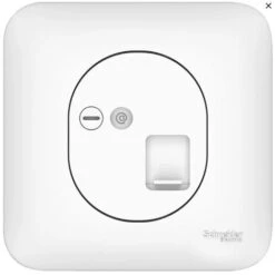 Schneider Electric Prise RJ45 UTP Catégorie 6 Grade 3 Et La Plaque De Finition De Couleur Blanche Ovalis Schneider -Legrand || Schneider® Soldes Boutique 78035027 3