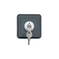 Cubyko Inter à Clé 2 Pos. Saillie Gris