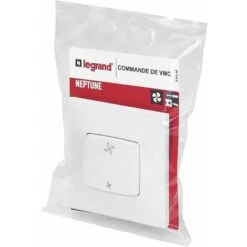 Legrand Commande Pour VMC Neptune - 10A - Bornes Automatiques - Blanc