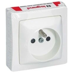 Legrand Prise De Courant Avec Terre Appareillage Saillie - Bornes Auto - Blanc