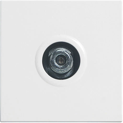 Legrand Prise TV Type "F" à Visser Mosaic - Blanc - 2 Modules 1 Legrand Prise TV Type "F" à Visser Mosaic - Blanc - 2 Modules