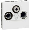 Legrand Prise TV-FM-SAT Mosaic - Blanc - 2 Modules