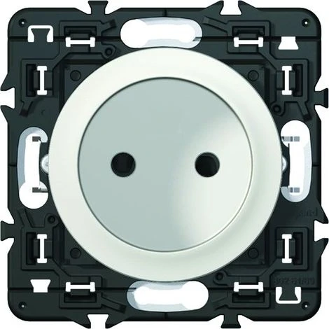 Legrand Prise De Courant Sans Terre Céliane - Blanc 1 Legrand Prise De Courant Sans Terre Céliane - Blanc