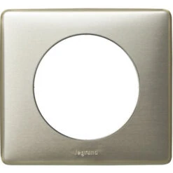 Legrand Plaque Céliane - Métal Titane - 1 Poste