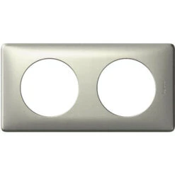 Legrand Plaque Céliane - Métal Titane - 2 Postes