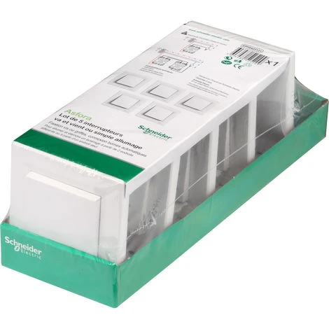 Schneider® Asfora Lot 5 V/V Vis-griffe 1 Schneider® Asfora Lot 5 V/V Vis-griffe