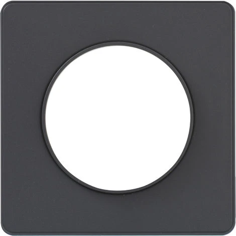 Schneider Electric Plaque De Finition Simple Odace Touch Clipsable - Anthracite Liseré Anthracite 1 Schneider Electric Plaque De Finition Simple Odace Touch Clipsable - Anthracite Liseré Anthracite