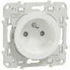 Schneider Electric Boite De 10 Prises De Courant Odace 16A 2P+T - Blanc